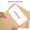 A4 Kraftpapier-Umschläge (100 zählen)