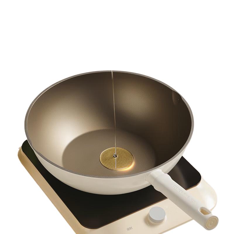COOKER KING 30cm Non-Stick Flat Bottom Wok