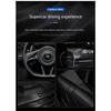 ASZ2  38cm Honda Steering Wheel Cover Carbon Fiber Leather for Accord Civic CRV Xrv Crown City Brio Jazz Accord Brv Crv Hrv Odyssey