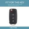 Fashion Tpu Car Tpu Key Case Bag Keychain Shell Fob Holder For Volkswagen Vw Jetta Beetle Scirocco Passat Polo Tiguan Golf 4 5