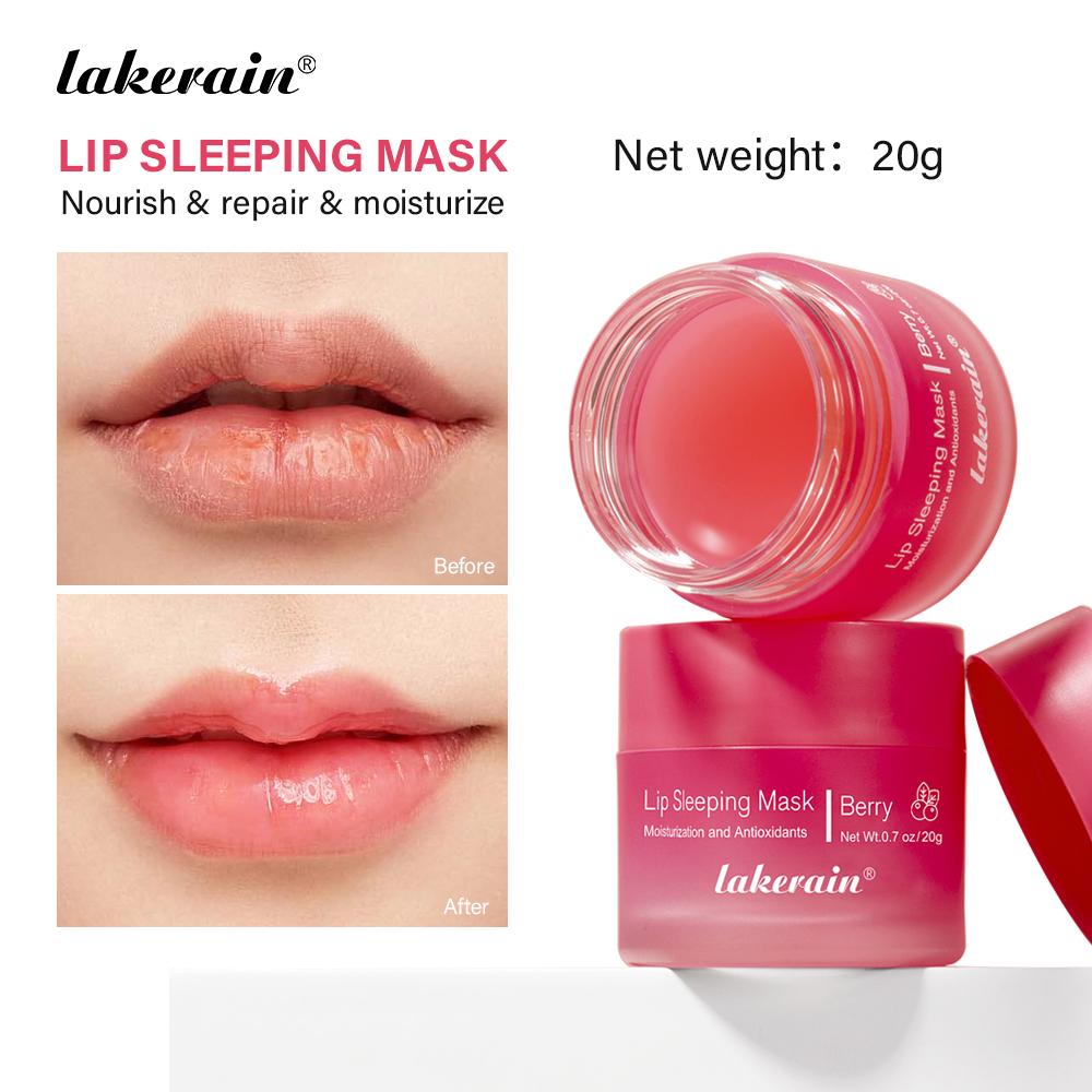 20g Moisturizing Lip Mask Night Sleeping Anti-cracking Fade Lip Lines Lip Care Products