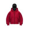 Trendy DIY Plain Zipper Hooded Sweatshirt for Men & Women - Double Hood, Perfect for Spring and Autumn