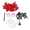 40Pcs Steel Chicken Waterer Nipples Plastic Automatic Poultry Nipple Chicken Water Nipples  Chickens