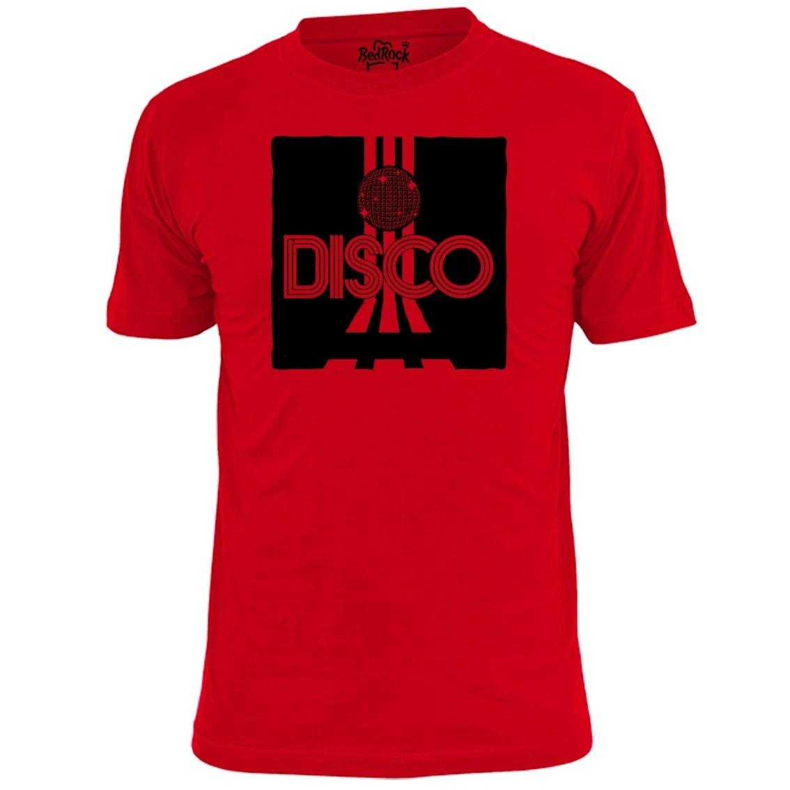 Mens Disco Text T shirt Retro 70 s M