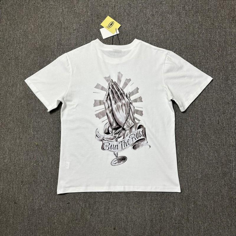 Unisex Übergroßes Baumwoll-Grafik-T-Shirt Lockerer Schnitt Rundhalsausschnitt Kurzarm T-Shirt Herren Damen Freizeit