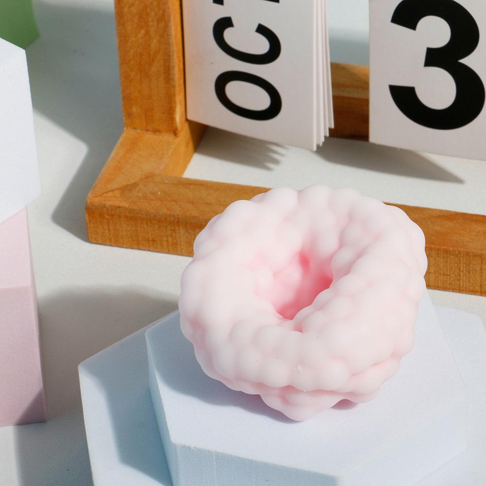 Flexible Vacuum Sand Squeeze Ball Grape Stress Ball Noisy Soothing Fidget Toy Office Desktop Decompression Gift