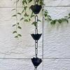 Aluminum Alloy Rain Chain for Courtyards and Villas - Decorative Western & Chinese Style Downspout Alternative