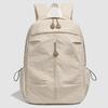 Schoolbag Korean Version of Simple Backpack Student Fashion High Value Schoolbag Versatile Flash Large Capacity Lightweight Travel Bag