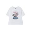 LAP Vintage Print Crop Short Sleeve T-Shirt As2Ct467