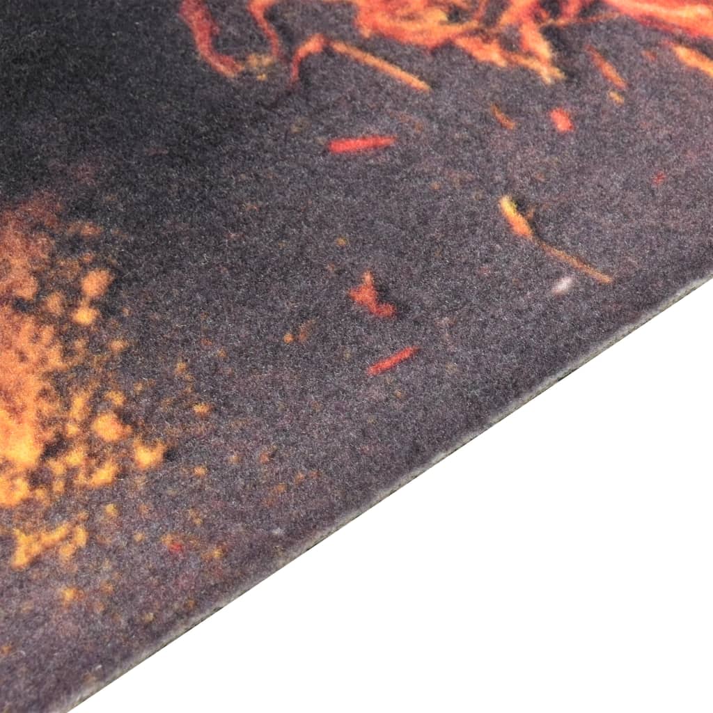 Kitchen Rug Washable Spoon Design 45 x 150 cm