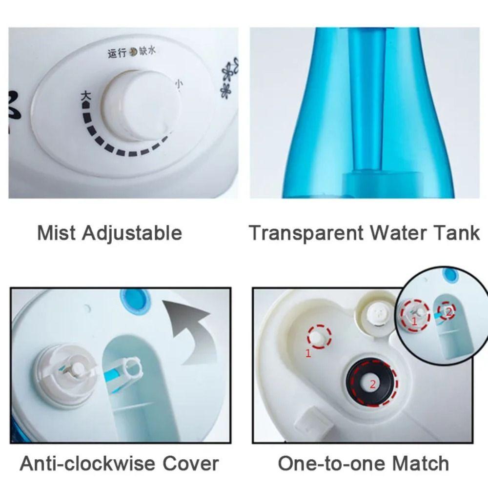 3000ML Capacity Ultrasonic Air Humidifier Big Mist Volume 3L Large Capacity Humidifier  Home Use