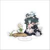 10CM Anime Genshin Impact Figure Stand Model Xiao  Cute Desk Decor Standing Sign Gifts