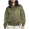 Nike Women's Varsity Bomber Reversible Sporty Jacket Green DV7877-222