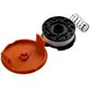 Trimmer Spool & Cap & Spring For Black Decker Cap Spring For Cordless Grass Trimmer Cutter Lawn Mower AF-100 0.065-inch 1.65mm