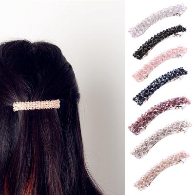 Hair Accessories Bling Women Barrette Hairpin Crystal Rhinestone Hair Clip