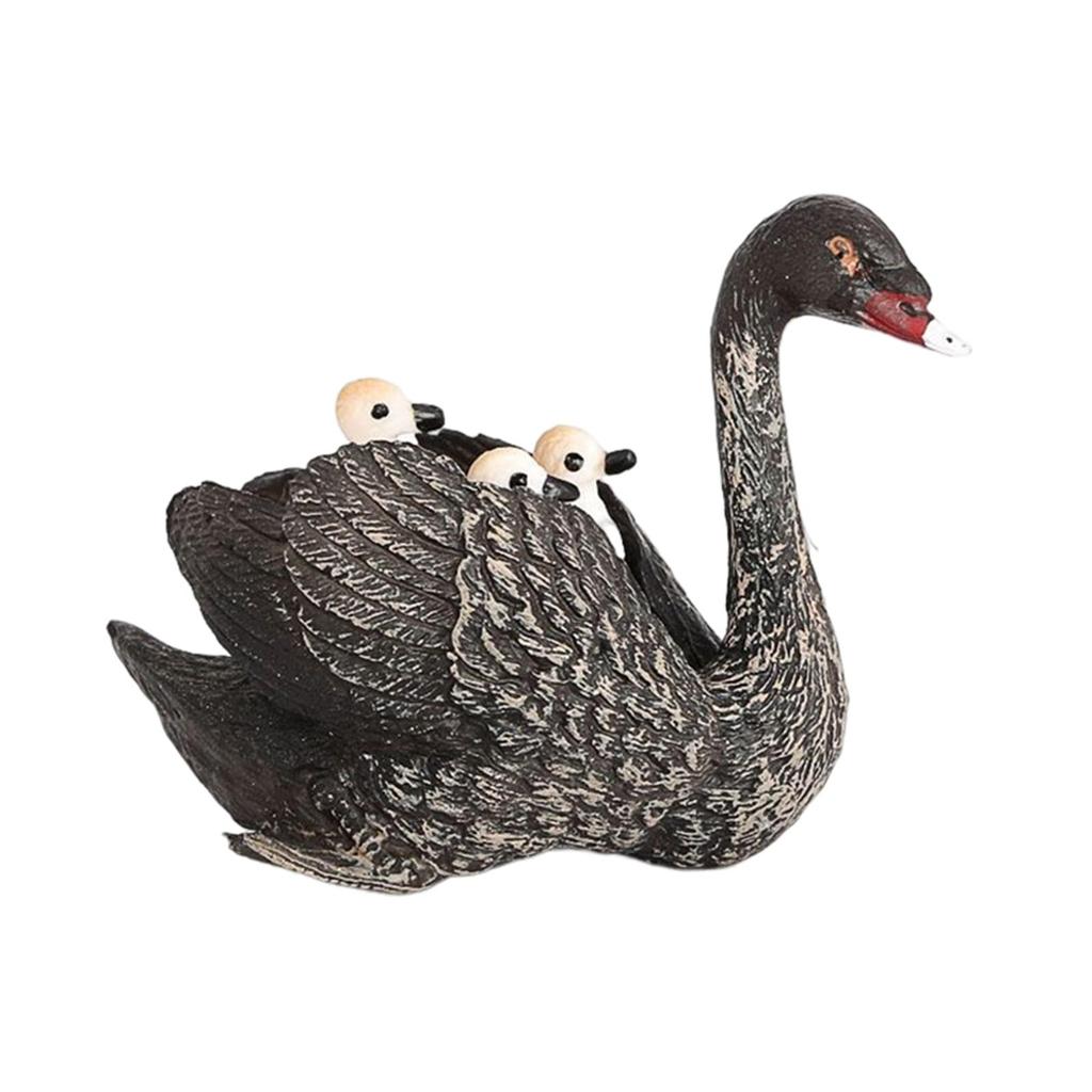 2-6 balení miniaturních dekorativních předmětů se sochou labutě do kuchyňské ložnice