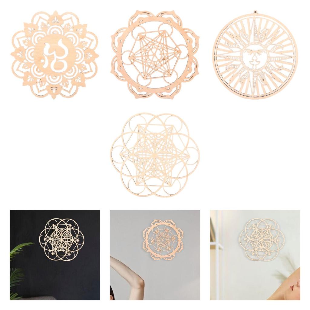 Heilige Geometrie Wandkunst Böhmisch Marokkanisch Indische Kunst Holzkunst Wand