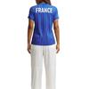 Nike X Jacquemus Quick Dry T Shirts Women's Game Royal Blue/University Red/White Crew Neck Moderate IB4531-480