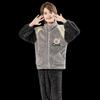 Dusheliren Boys' Thick Warm Loungewear Set