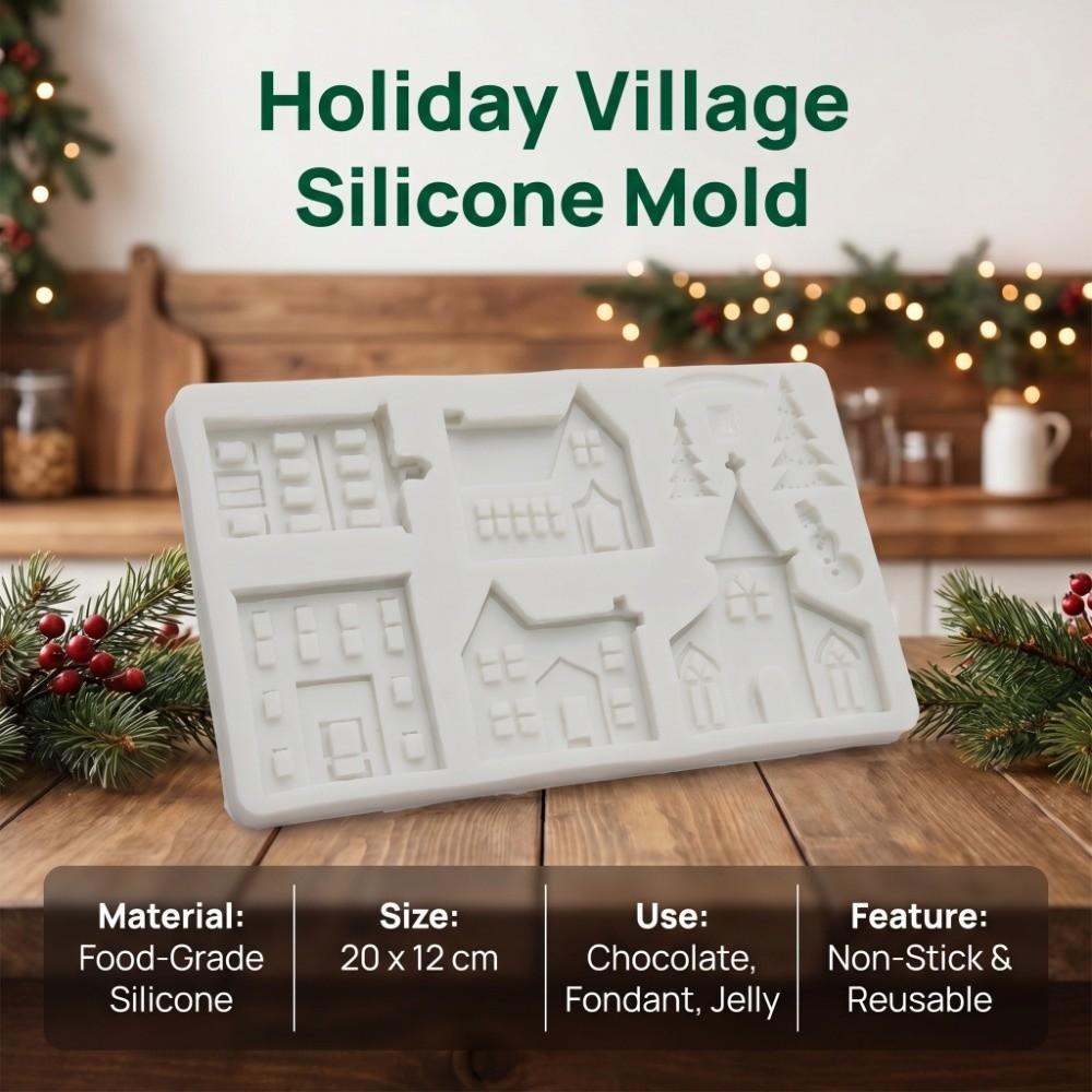 Multiple Cavity Design Silicone Mold Food Grade Silicone Cake Decor Mold Holiday Baking