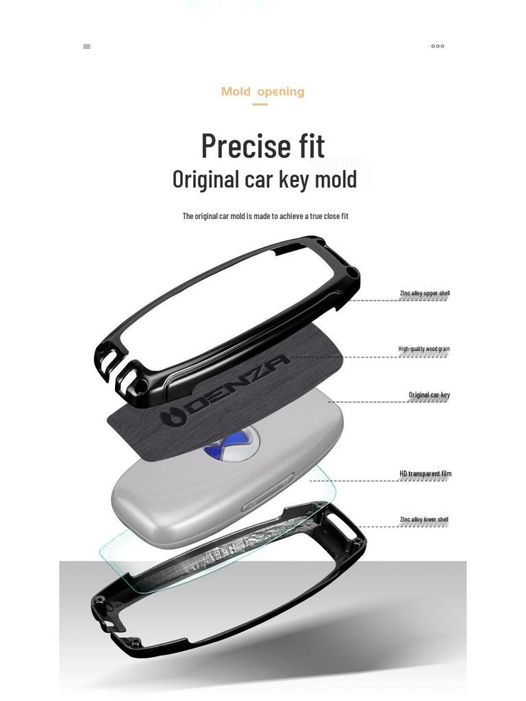 Denza d9/N7N8 Key Case: Car Key Shell Protective Cover for Men & Women