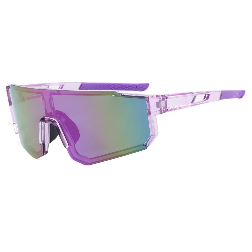 Unisex Photochromic Cycling Glasses - Outdoor European & American One-Piece Sports Sunglasses