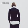 editionE+ 2025 Winter Half-Zip Wool Sweater