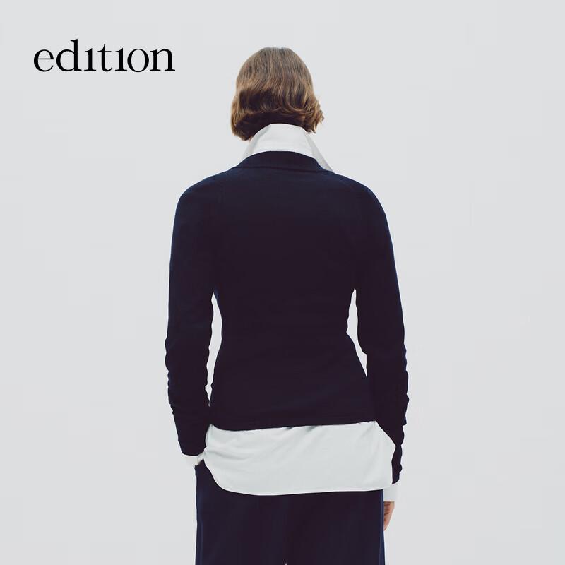 editionE+ 2025 Winter Half-Zip Wool Sweater
