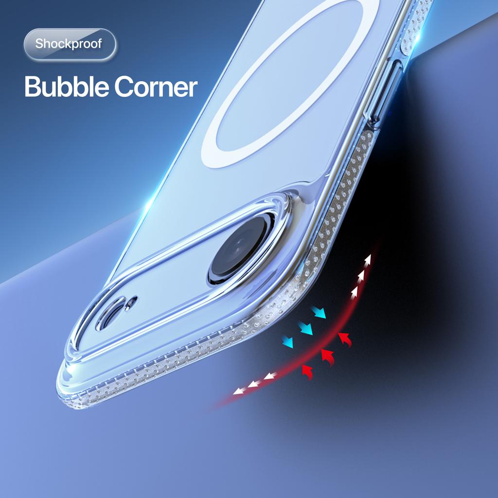 For iPhone Air Back Cover DUX DUCIS Clin Series Clear Phone Case Compatible with MagSafe