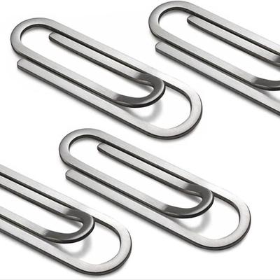 Metall-Büroklammer-Kartenhalter & Lesezeichen-Geldklammer Geschenk
