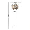 Moon Fairy Water Drop Wrought Iron Floor Light - Outdoor Decorative Landscape Light