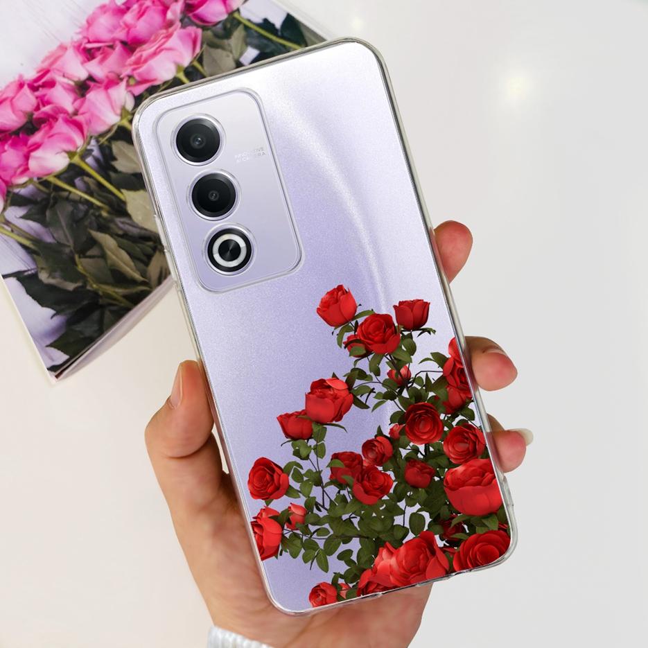For Oppo A80 5G Case CPH2639 Cute Painted Cover Clear Silicone Soft TPU Phone Case For Oppo A3 Pro A3pro 5G OppoA80 Shell Bumper