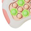 Quick Push Bubbles Game Toy Educational Decompression Light Up Pop Puzzle Toy for Adults Kids