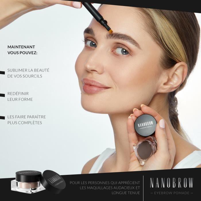 Eyebrow Pomade - Nanobrow - Light Brown - Waterproof - Ombré Effect - Defined Volume