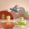 3 Teile/satz Baby Bad Spielzeug Lustige Bade Sucker Spinner Saugnapf Cartoon Rasseln Zappeln Pädagogisches Spielzeug Für Kinder Jungen Geschenk