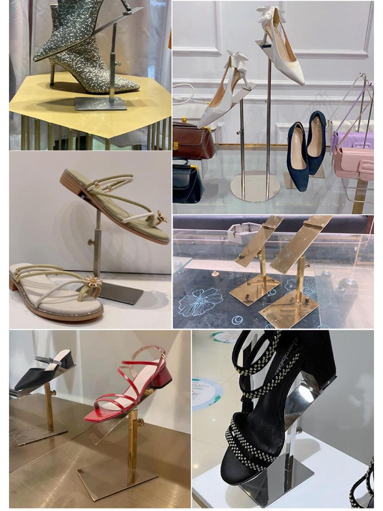 Adjustable Stainless Steel Shoe Display Stand