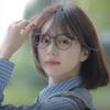 Japanese-style High-end Blue Light Blocking Women's Fashionable and Simple Commuting Glasses