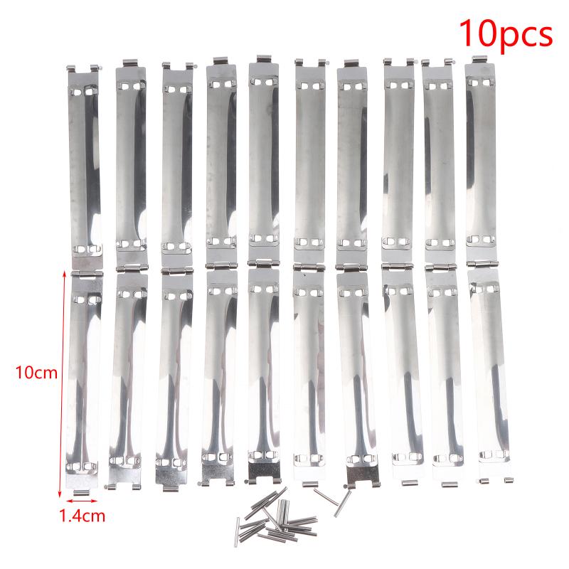 DIY Metal Kiss Clasp Lock Internal Flex Frame 10Pcs for Coin Purse Hinges Handmade Craft Bag Making Accessories