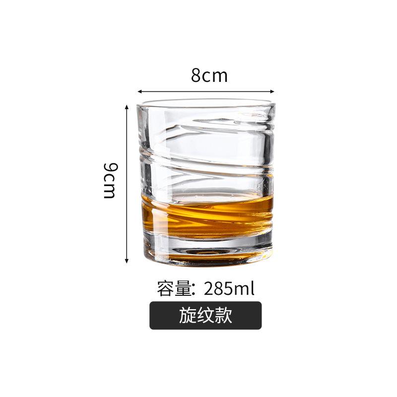 Rotating Whiskey Glass Old Fashioned Glass for Drinking Bourbon,Scotch,Cocktails ,Whisky, Shake Cup Creative Personality Glass