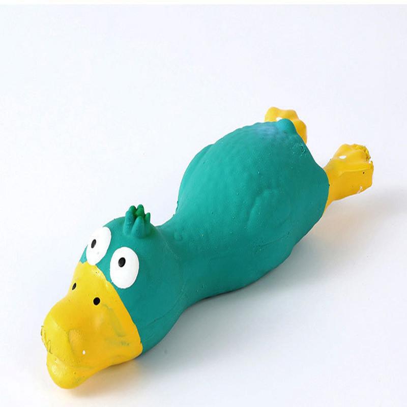 Popular Wholesale Latex Squeaky Chicken Toy For Pets Fill With Soft Cotton Expressive And Vibrant Colors
