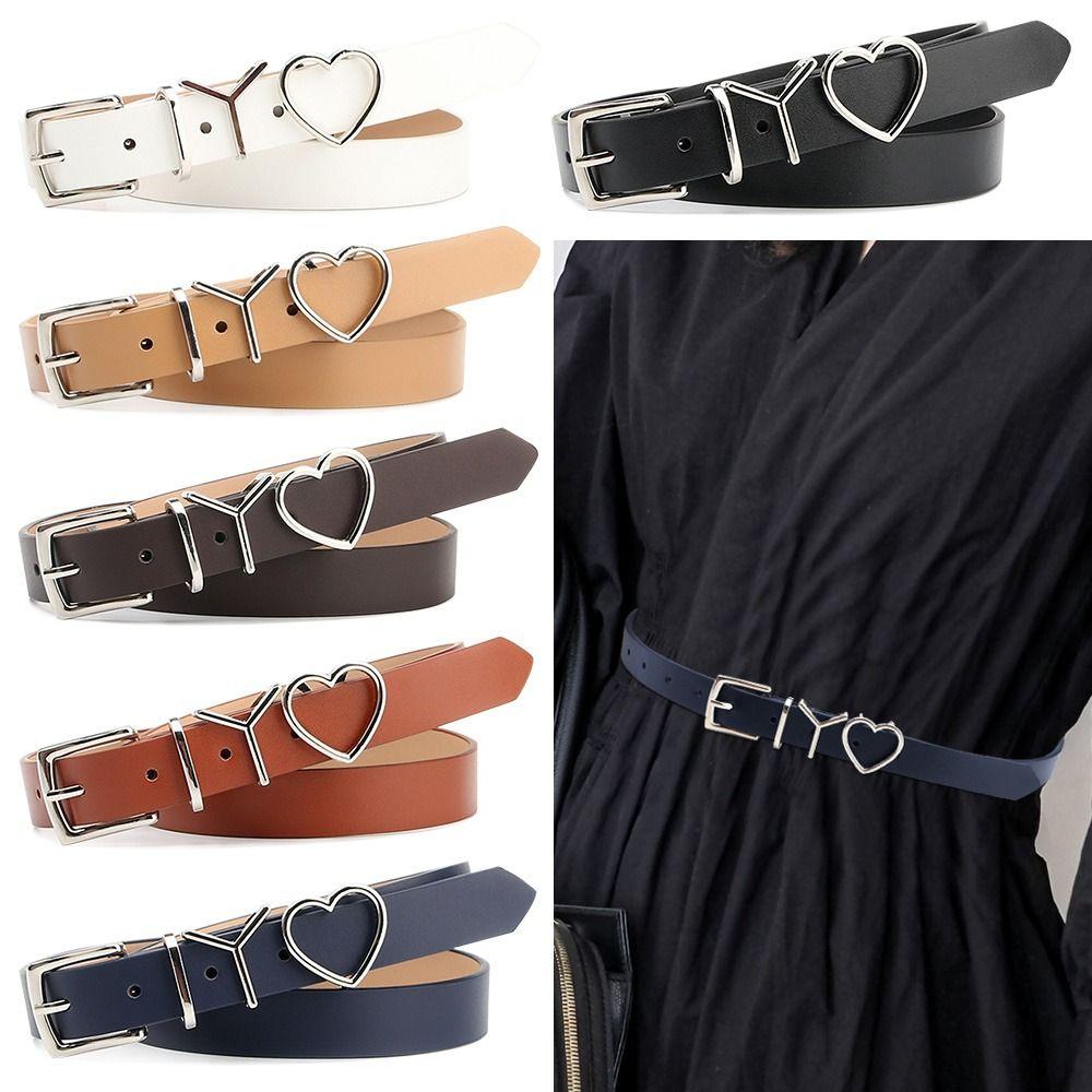 

Retro Dress Jeans Decoration PU Leather Waistband Waist Strap Pin Buckle Belt All-Match Belt
