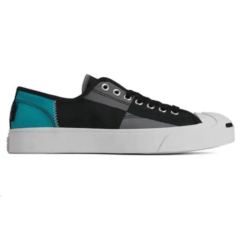 Converse Jack Purcell Round-toe Lace-up Low-Top Canvas Unisex Black