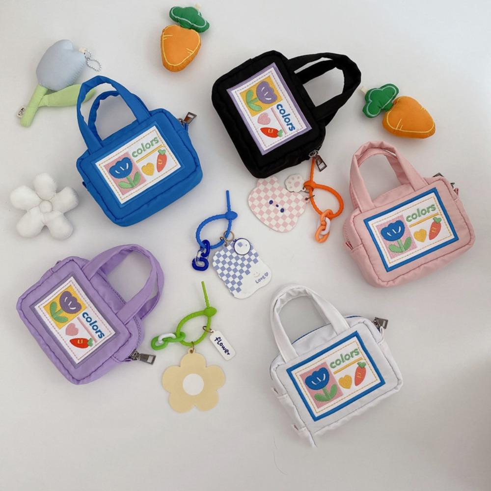 Cartoon Flower Kawaii CCD Camera Bag Ultralight Small Change Bag Cute Storage Bag  Lipstick