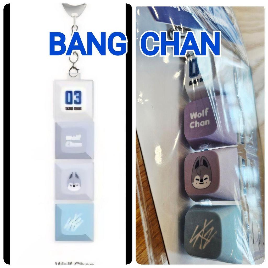 [USED] Bang Chan Stray Kids KARMA Pop-Up Keycap Keyring