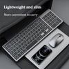 Dual-Mode-Tastatur TWO Bluetooth-Tastatur 2.4G Drahtlose Tastatur 102 Tasten Wiederaufladbare Tastatur Für PC Android Windows macOS