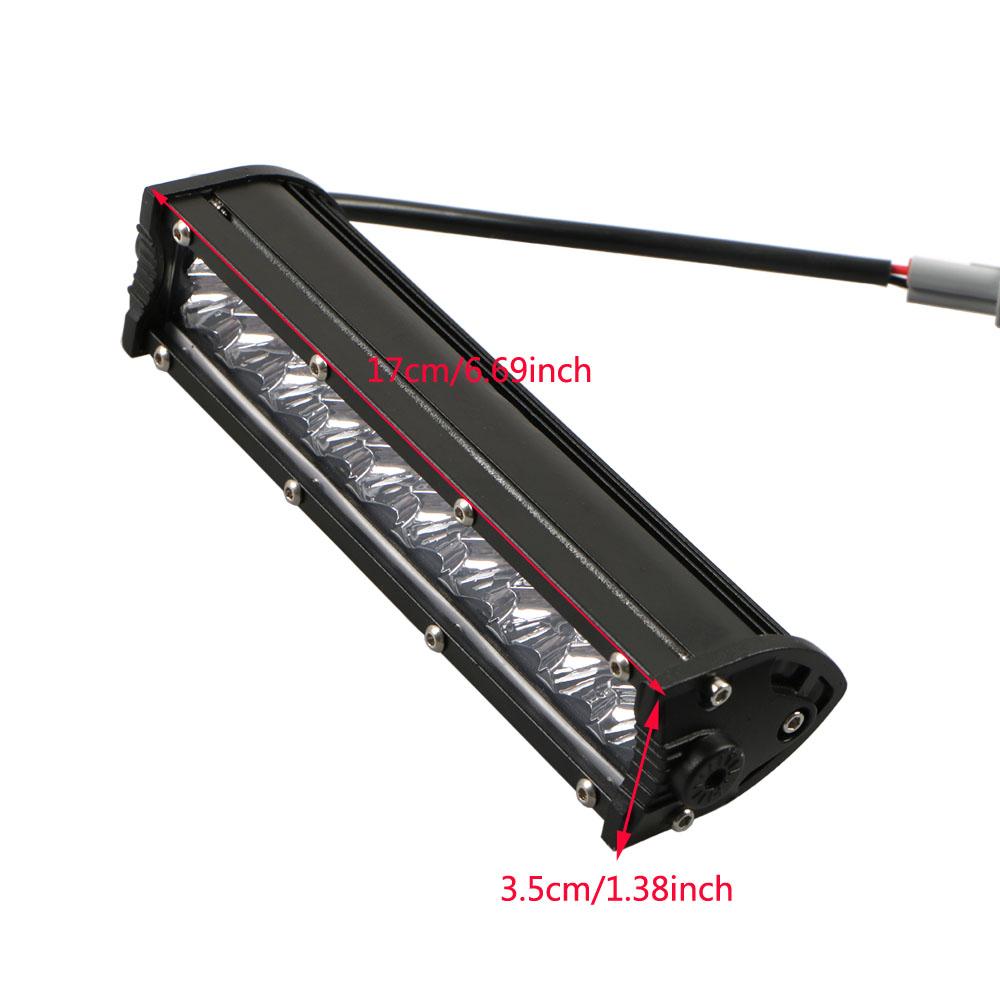 60W Motocross LED Light Wiring Harness Plug-Play Headlight Assembly For KLX110 CRF110 TTR110 YZ250F Dirt Bike Pitbike Handle Bar