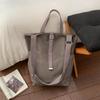 Borsa a Tracolla/Crossbody da Donna in Tela di Grande Capacità a Colore Singolo