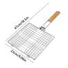 Easy To Clean Portable BBQ Net With Handle BBQ Grilling Basket Durable Grill Basket  Grilled Fish