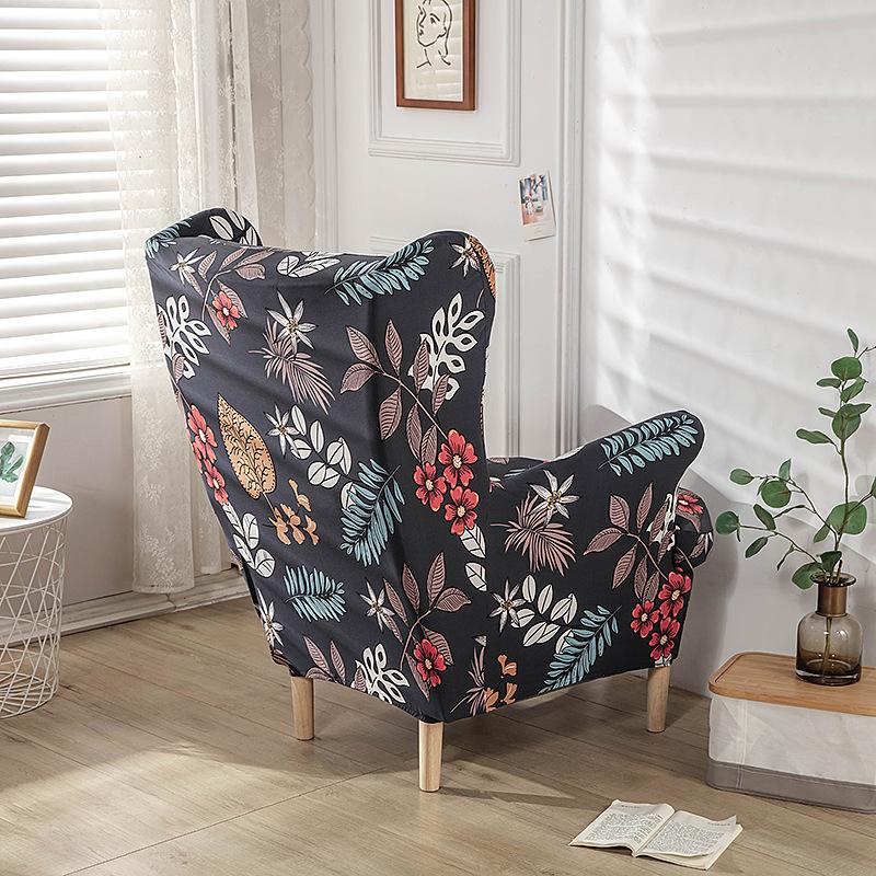 Elastic One-Piece Tiger Stool Cover American Scamon Seat Cushion Chair Cover Sofa Cover All-Inclusive Single Wing Back Cover