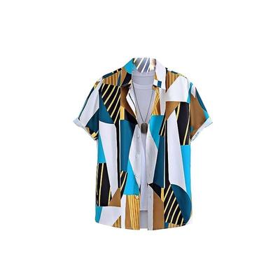 DHRUVI TRENDZ Mens Rayon Men' Casual Shirt Regular Fit Western (DTMS6124_Multicolor_2XL)
